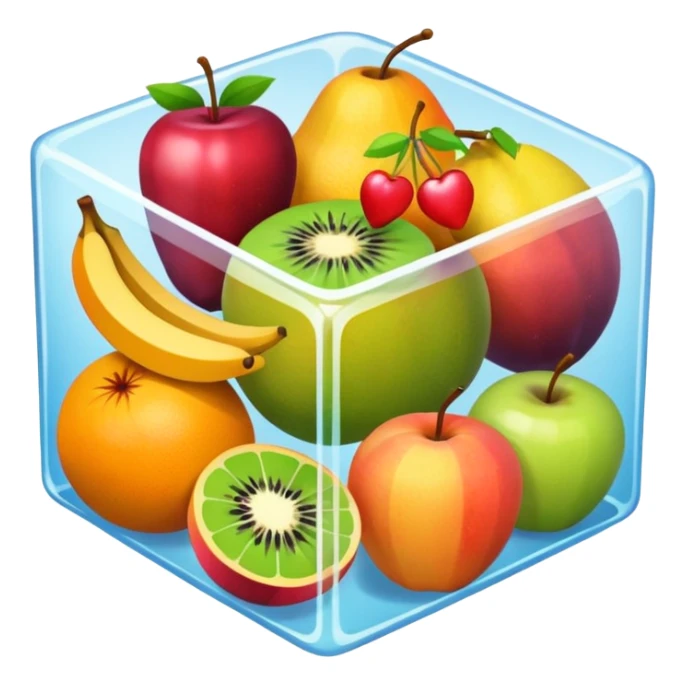 fruit cubes sticker