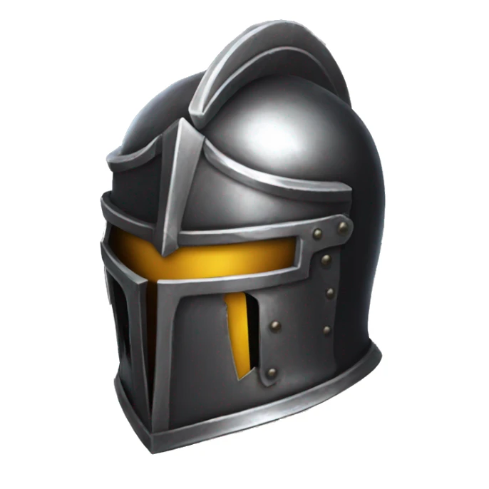 metal knight helmet with visor dark souls sticker
