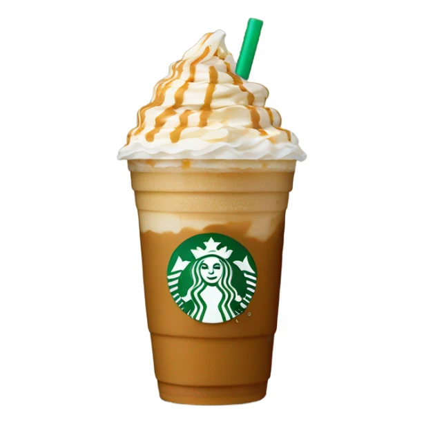 Caramel Crème Frappuccino Starbucks  sticker