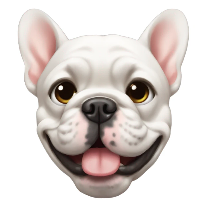 Furless Frenchbulldog sticker
