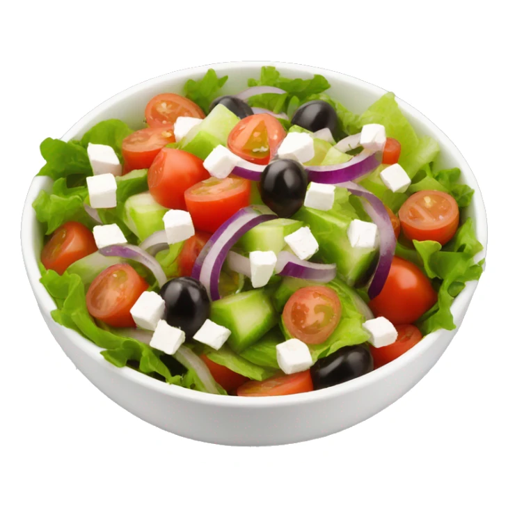 Greek salad sticker