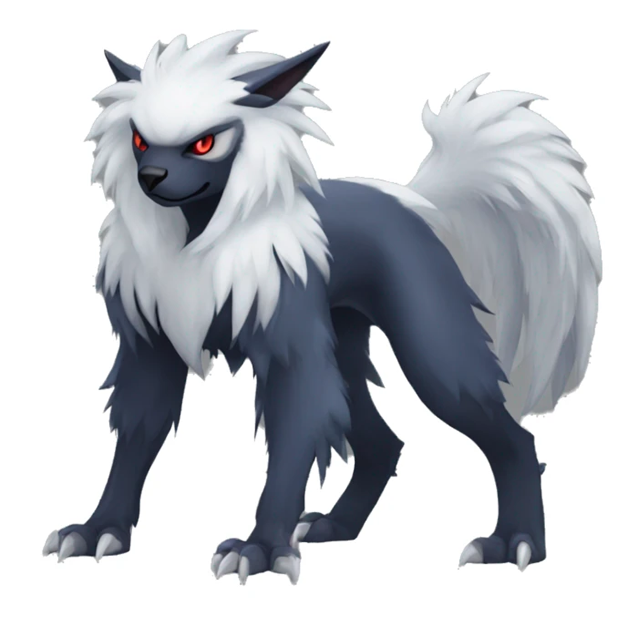 Cool Edgy Absol-Nargacuga-Zorua-Quilava, full body sticker