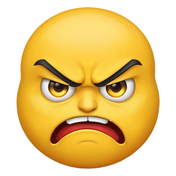 mad emoji  sticker