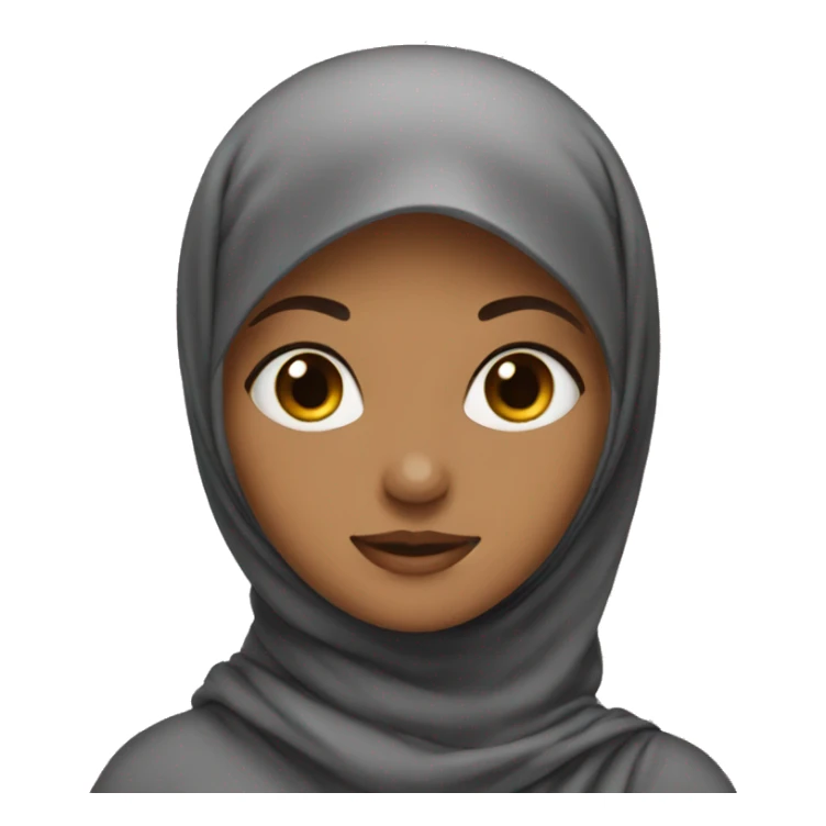 Girl with an hijab sticker