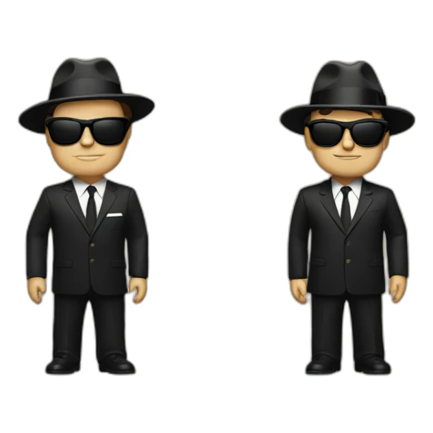 jake and elwood blues brothers sticker