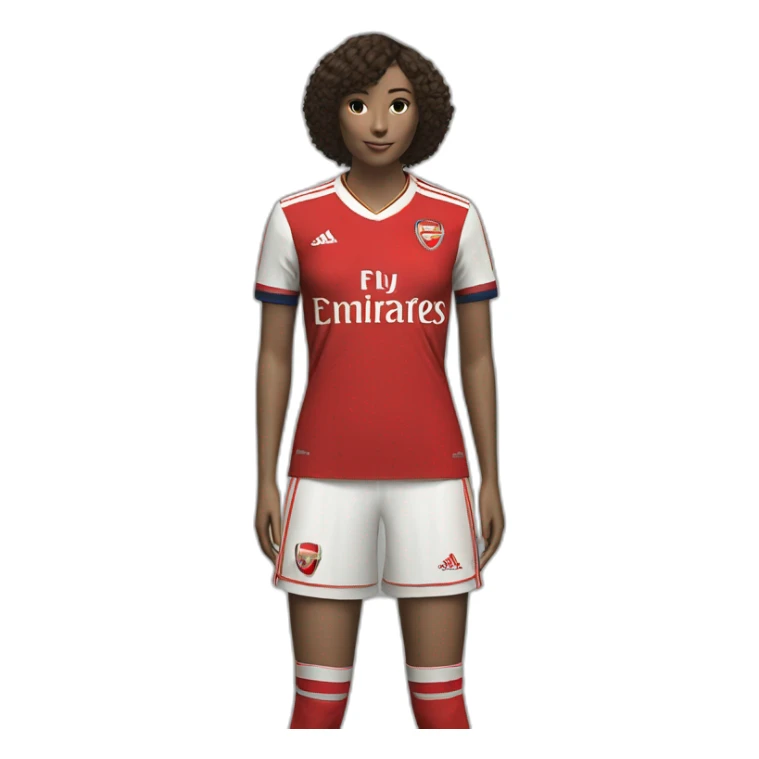 Arsenal women’s home jerseys addidas sticker