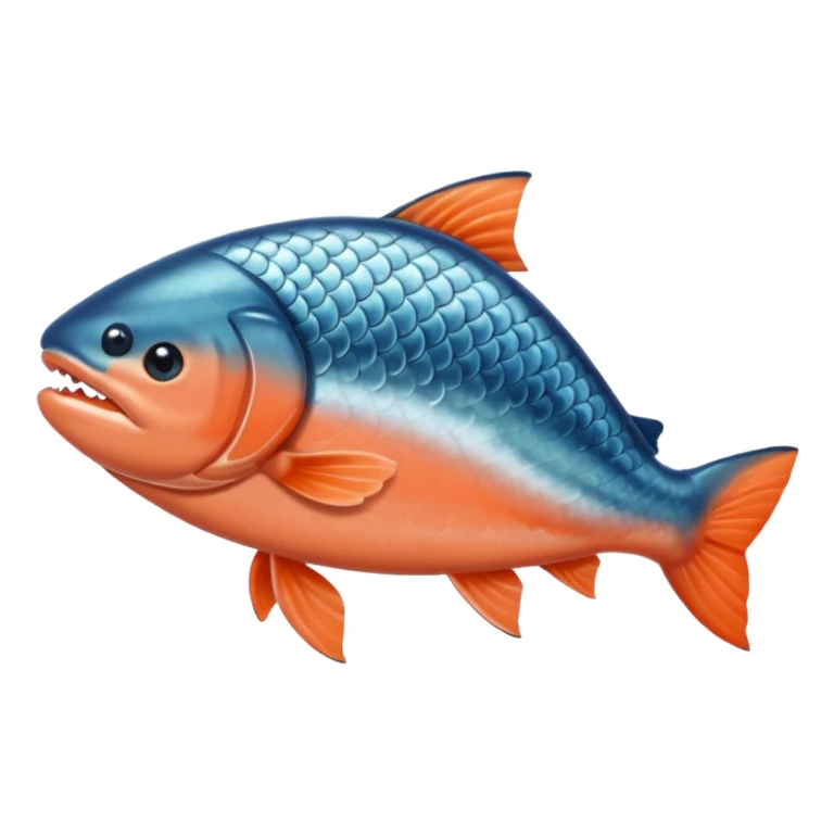 salmon struggling to swim sticker
