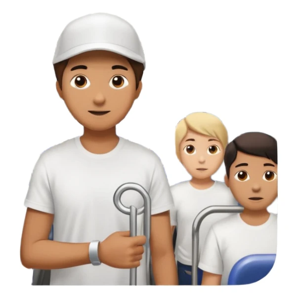 Rider holding grab bar,Metro Riders, inside metro train, no transparent. sticker