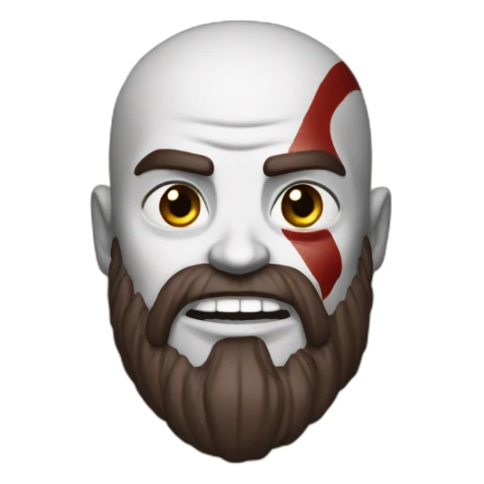 Kratos God of War sticker