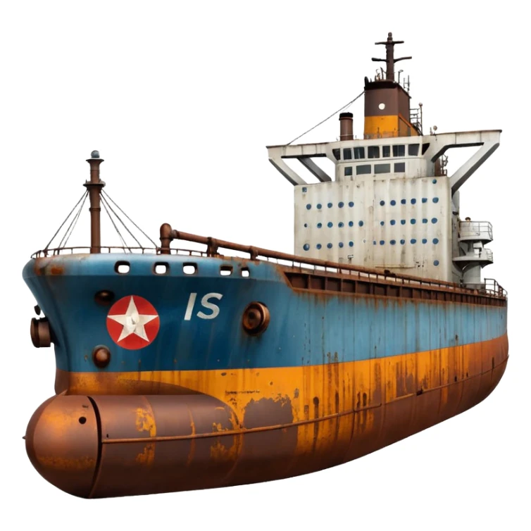 create an ultra realistic American oil tanker sticker
