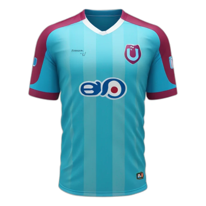 Trabzonspor stryped football jersey sticker