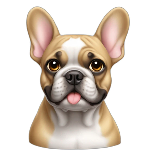 Genius it French bulldog sticker