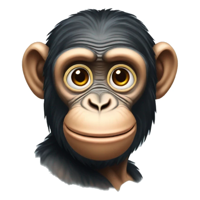 Chimpanzee sticker