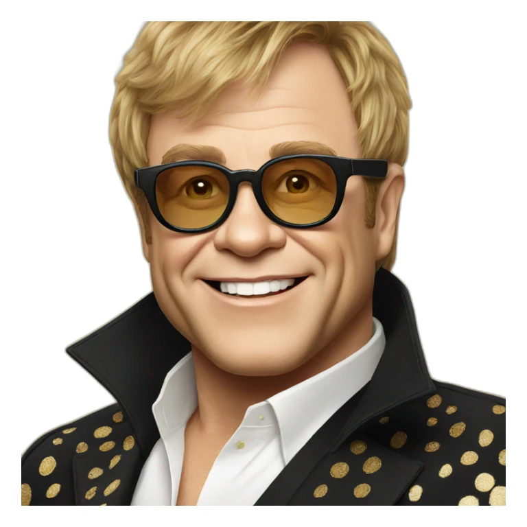 Elton John sticker