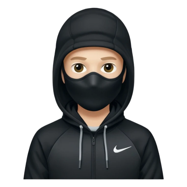 White person wearing a Nike Tex with hood and ski mask co all black and https://encrypted-tbn0.gstatic.com/images?q=tbn:ANd9GcTQEV3H5Fpq8Dp-ki2RTwgbdHqMsKZzDtarA9ywqiFzKVKjxdLc5Fq9yDOax7-XC4trueI2pFuItpqM_TVrGODdDG5la_rbm9lB8utSLKXm&s=10 sticker