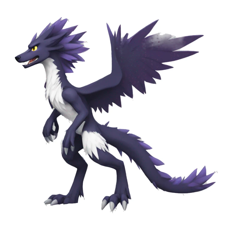 Cool Edgy Sergal species full body sticker