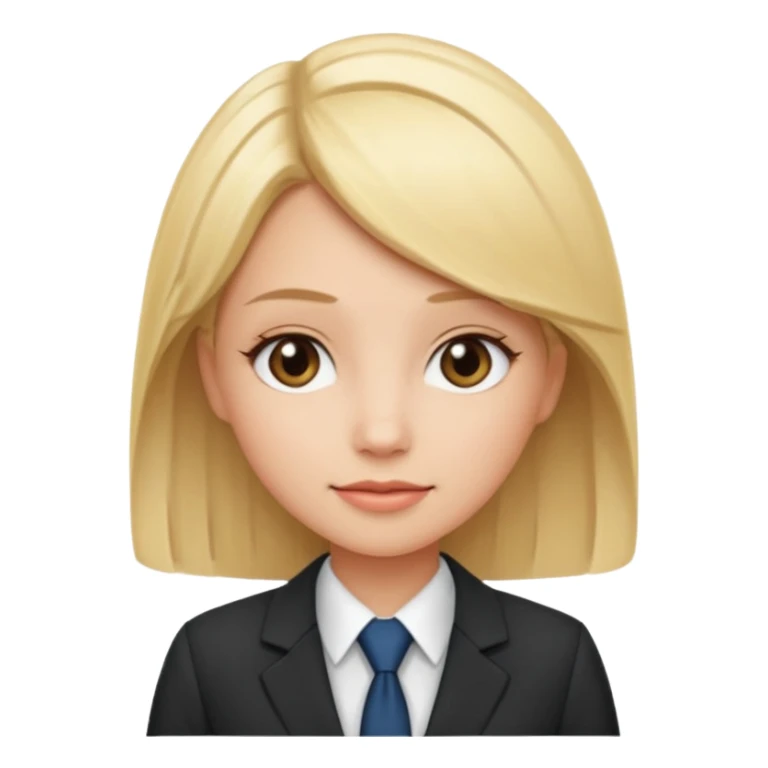 blonde womand, cute, from sector commercial sticker