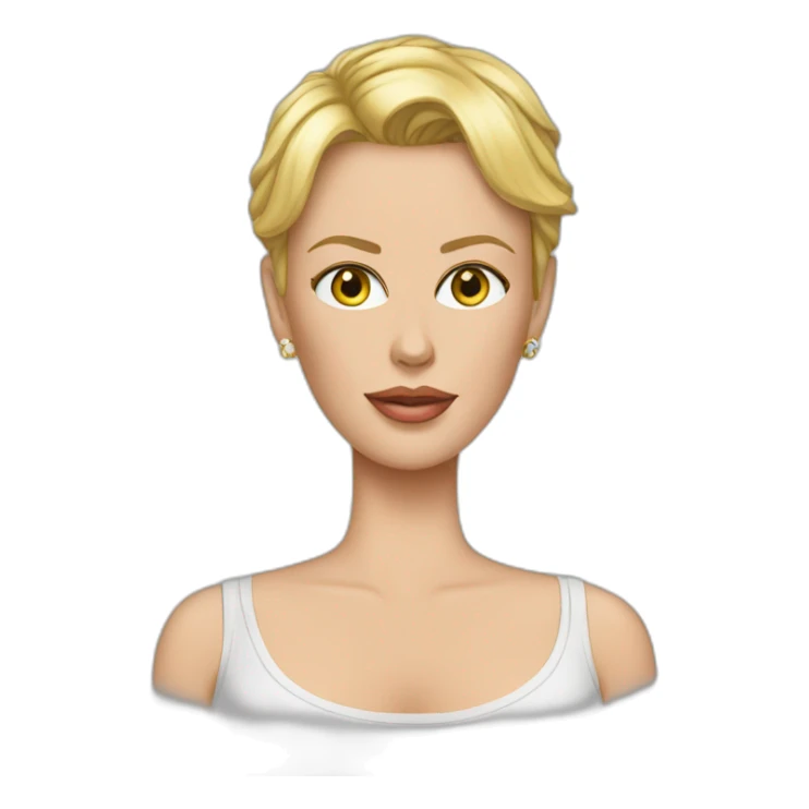 charlize theron wearing t-shirt sticker