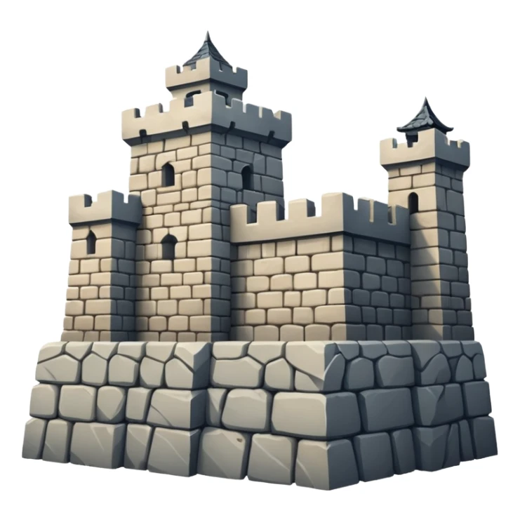 Castle Wall, like in the great wall of china sticker