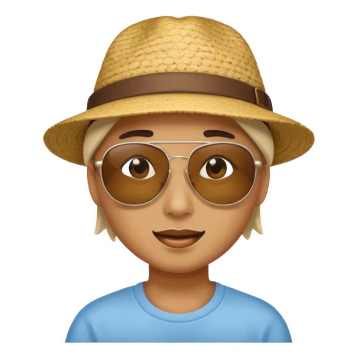 Persona bajo el sol sticker