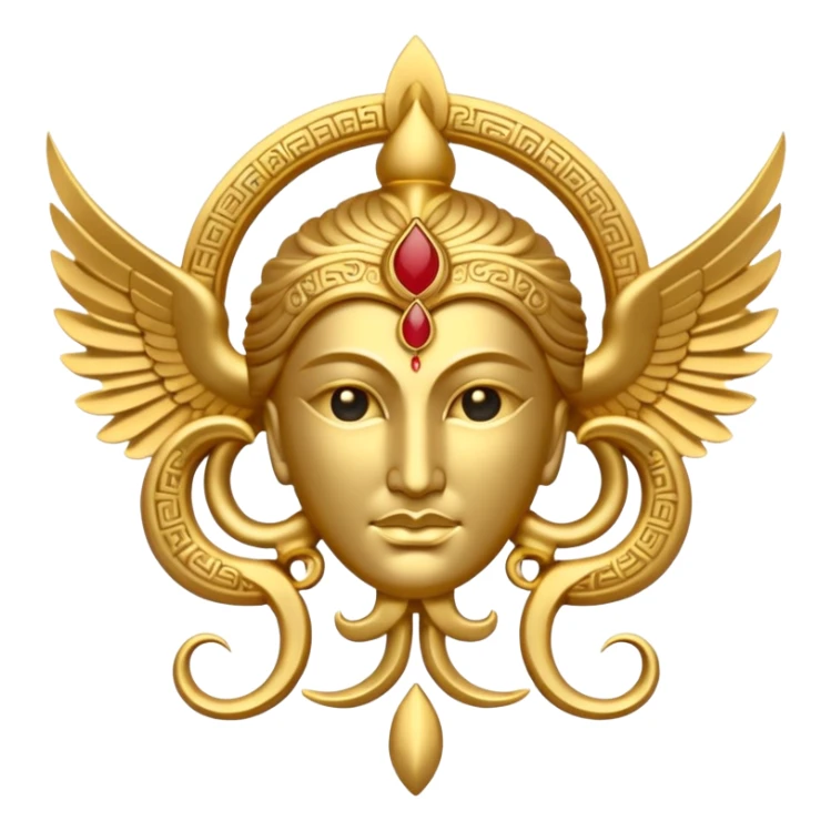 Iranian symbol of Ahura Mazda sticker