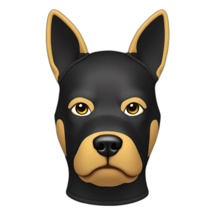 Neoprene K9 Hood Puppy mask sticker
