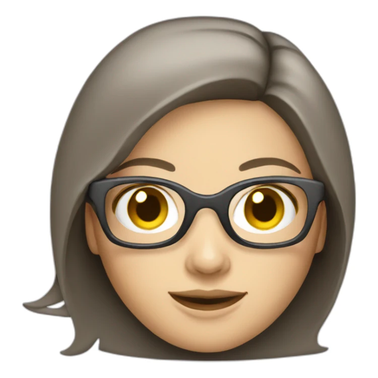 White brunette photographer woman sticker