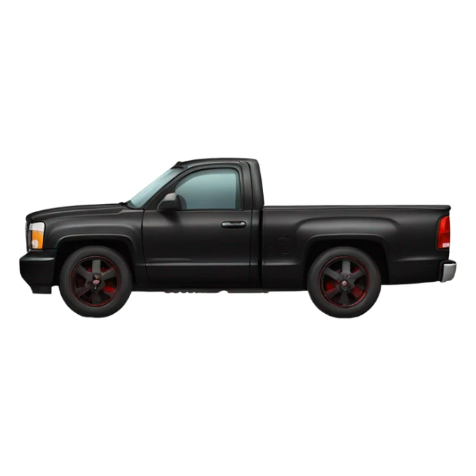 Gothic pickup truck gmc blood sticker
