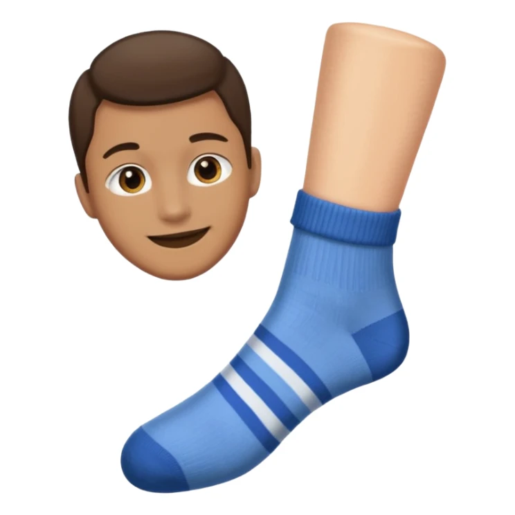 human slave watching a guy socks sticker