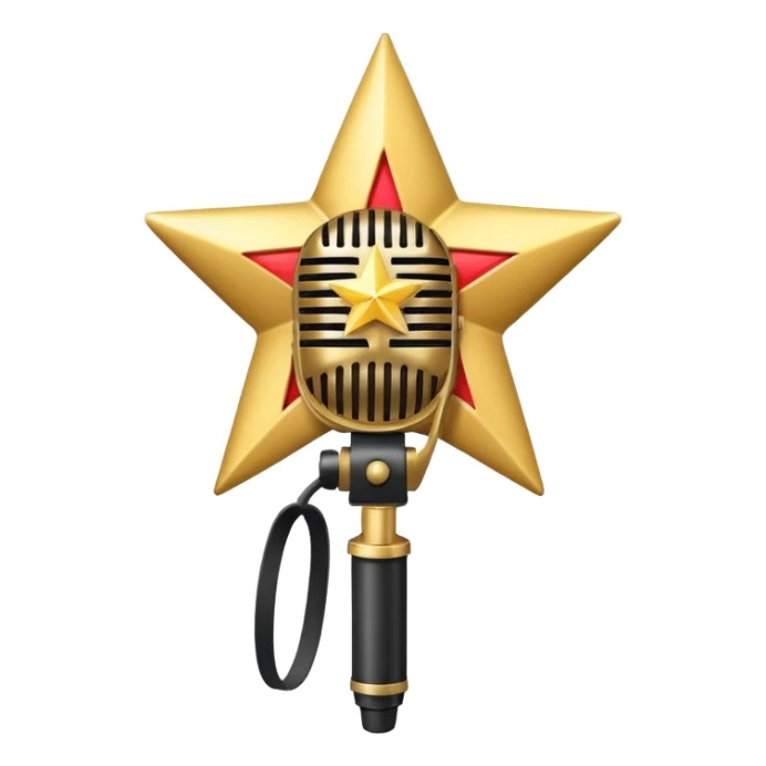 create-a-vibrant-and-dynamic-emoji-that-represents-pop-or-stage-vocal-performance.-the-design-should-feature-a-close-up-of-a-classic-stage-microphone-(retro-style)-with-a-lanyard,-set-against-a-star sticker