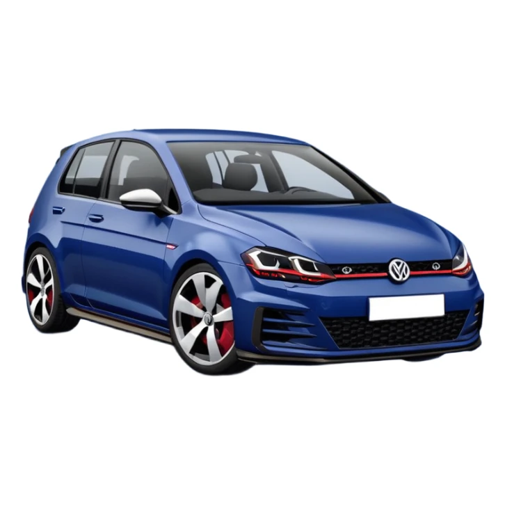 Vw golf gti mk7.5 2019 dark blue sticker