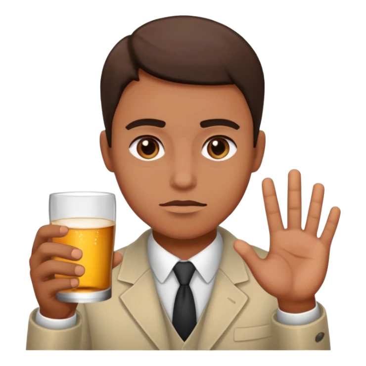 SAYING NO TO ALCOHOL sticker