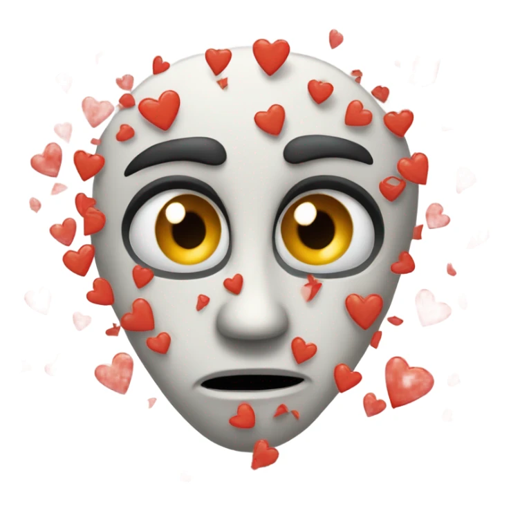 Heart broken in million pieces  sticker