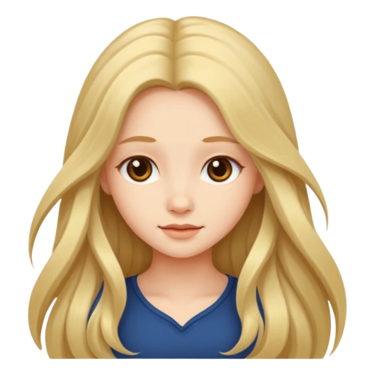 Beautiful cute girl sticker