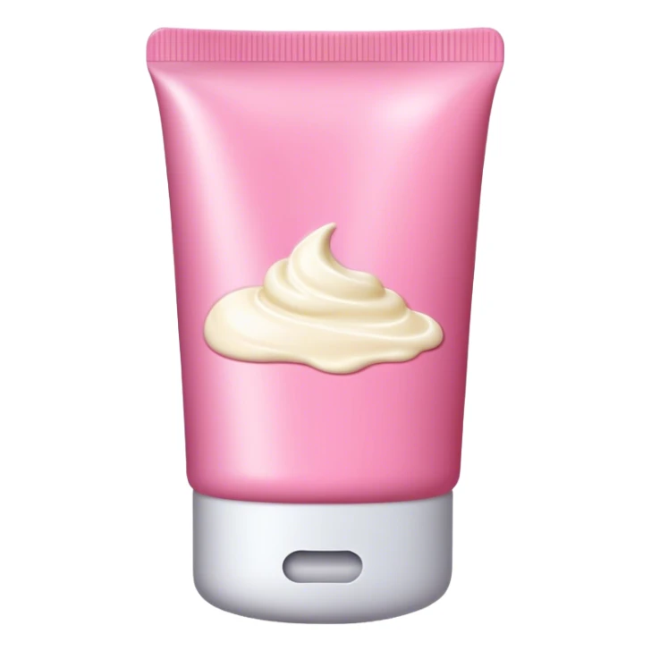 Esthetic pink tube cream sticker