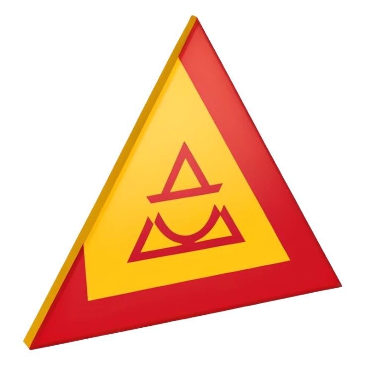 Emoji of the Sicilian Flag sticker