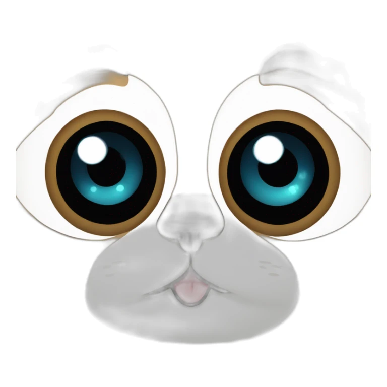 Loris lent avec des yeux en forme de cœur  sticker