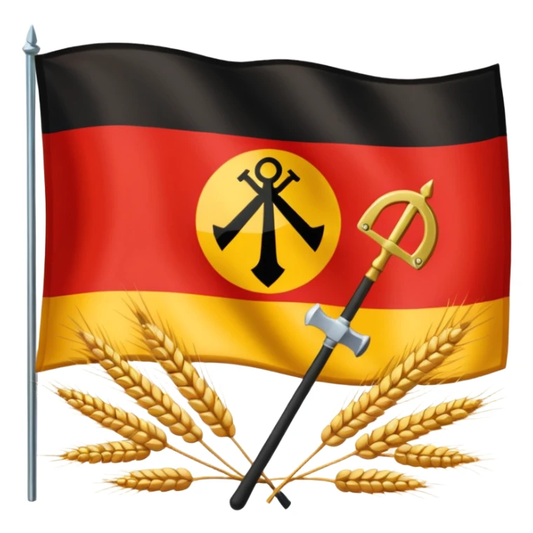 Flag of East Germany sticker