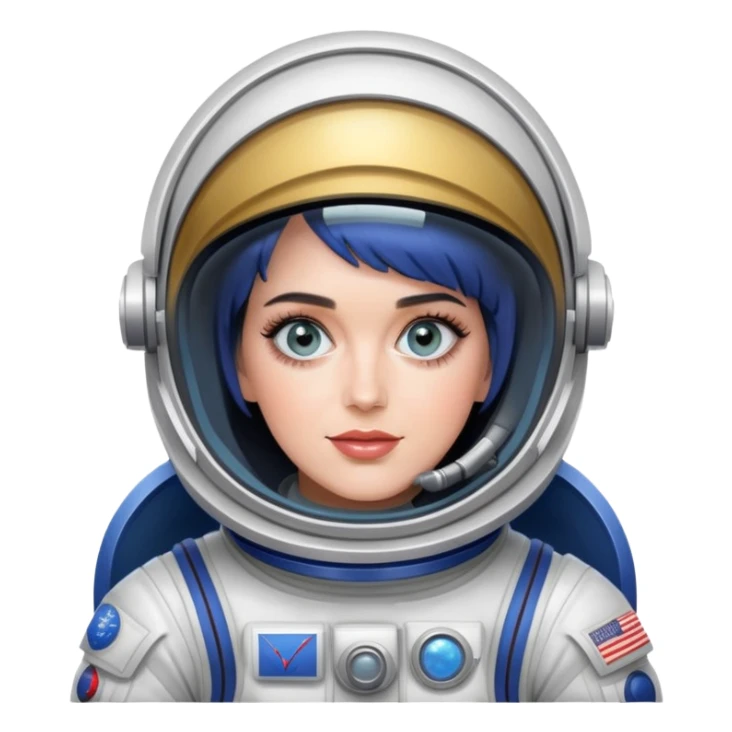 Katy Perry in space sticker