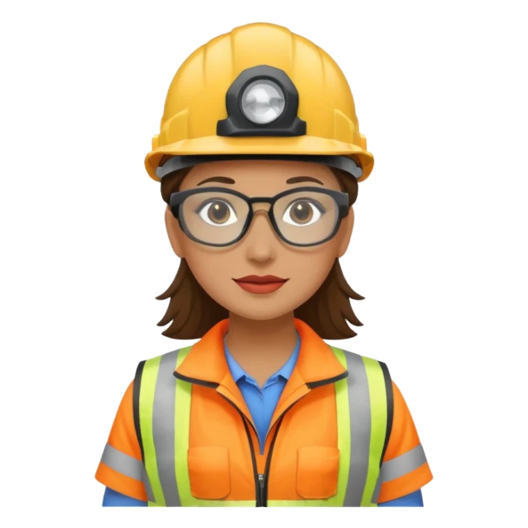 Occupational safety and health или labor protection woman sticker