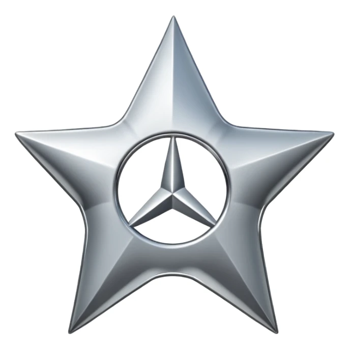 Make a Mercedes Benz logo emoji pls sticker