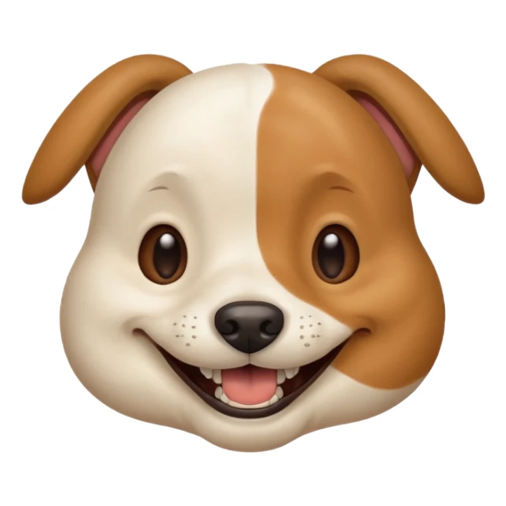 Person with a dogs underbite sticker