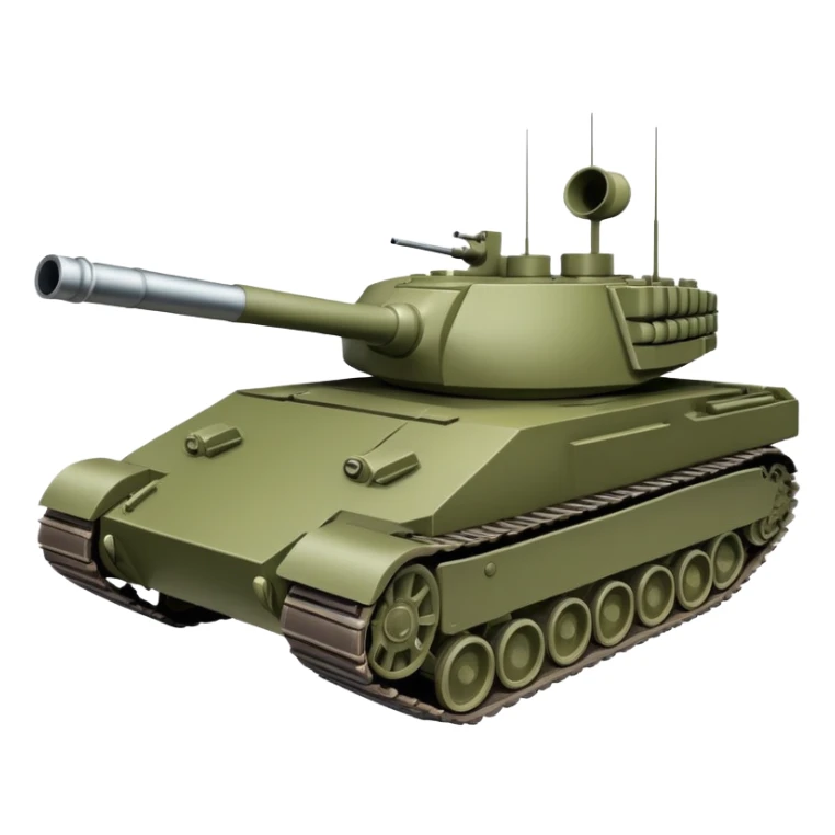military battle tank with cannon turret sticker