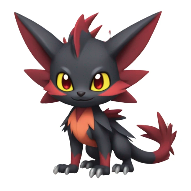 Noivern-Litten-Zoroark full body sticker