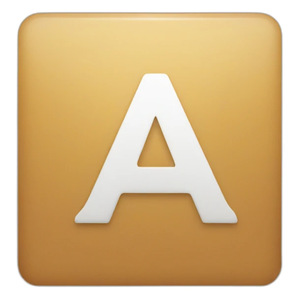 Company logo with letter a and a dot "." sticker