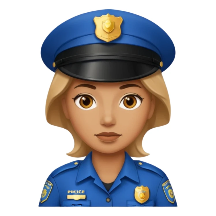 Police woman  sticker