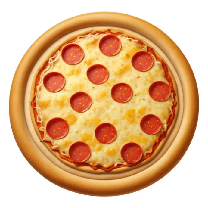 Full Pizza in the apple emoji style sticker