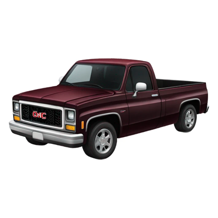 Gothic pickup truck gmc blood 4 door sticker