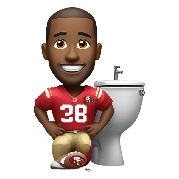 Skibidi toilet 49ers sticker