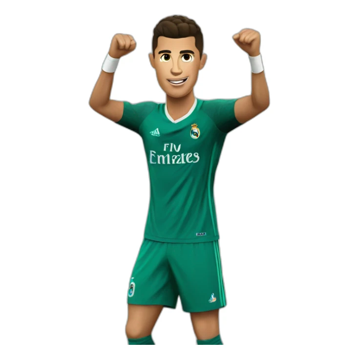 Cristiano ronaldo saying "SUII" sticker